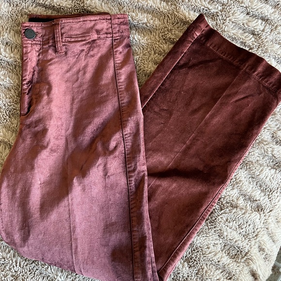 PAIGE Velvet Nellie Wide Leg Pants - Picture 3 of 6